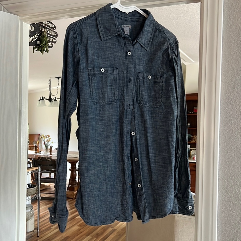 Carhartt denim work shirt very good condition